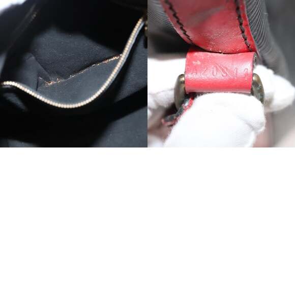 LOUIS VUITTON Epi Noe Shoulder Bag Bicolor Black Red M44017 - Picture 13 of 13